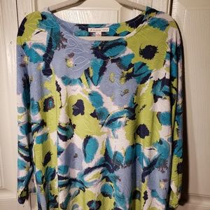 JM Collection multi color top